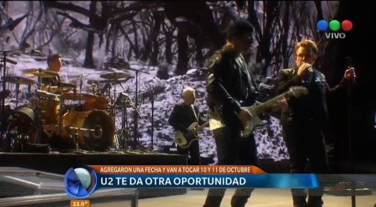 U2 suma nuevo show el 11 de octubre en La Plata | Espectáculos