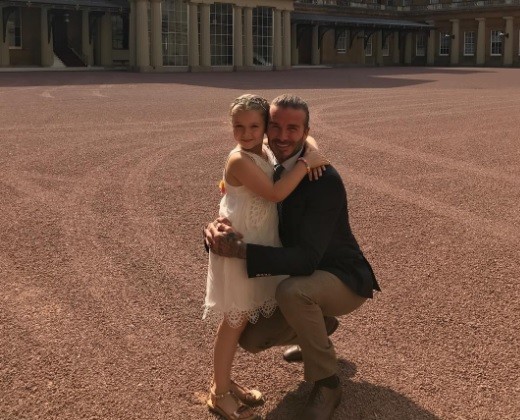 Princesa: La pequeña Harper Beckham hizo su fiesta de cumpleaños en el Palacio de Buckingham | Redes