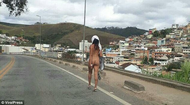 Misterio en Brasil: una mujer caminó desnuda por la ruta y provocó un caos de tránsito | Curiosidades
