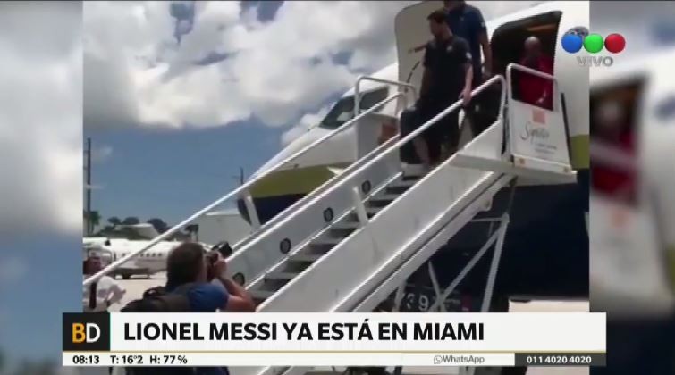 Messi ya está en Miami | Deportes