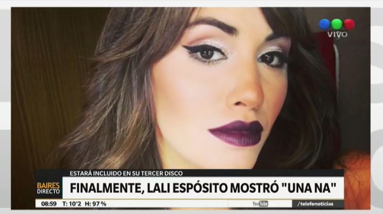 Lali Espósito fnmalmente estrenó su tema "Una Na" | Espectáculos