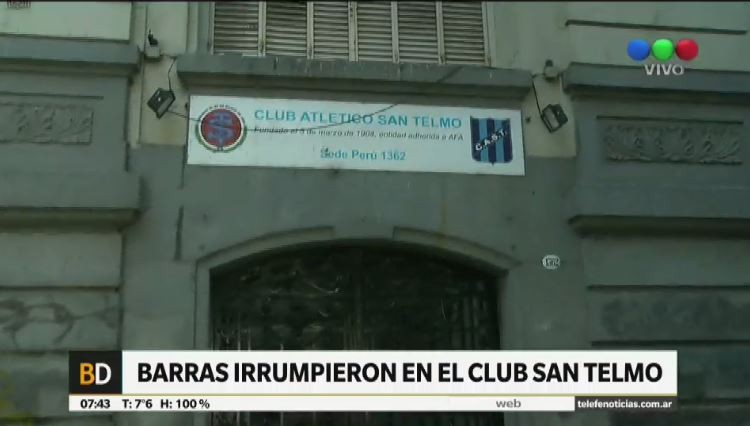 Barras de San Telmo amenazaron al presidente del club | Deportes