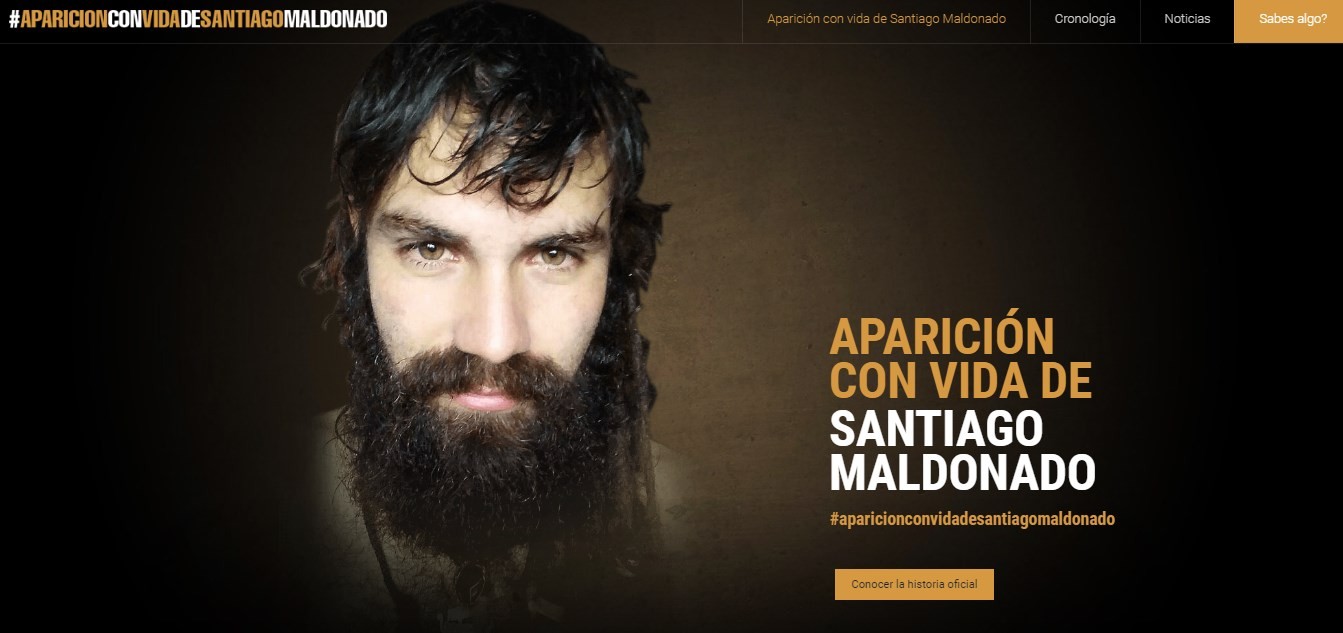 ¿Dónde está Santiago Maldonado?: la pregunta que se viralizó en las redes sociales | Actualidad