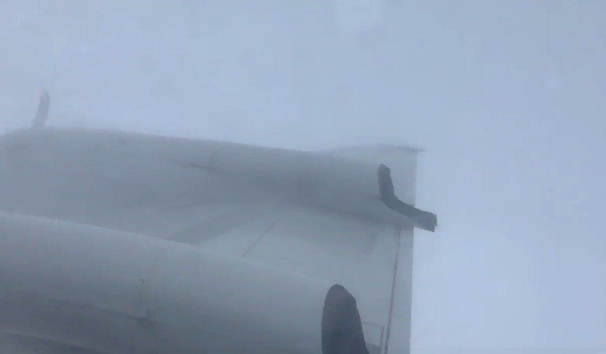 Video: Así es volar en medio del huracán Irma | Redes