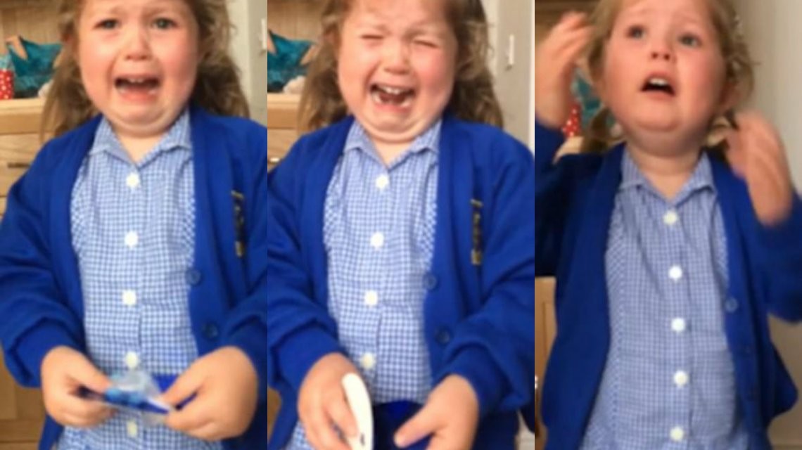 Video viral: así reacciona una nena cuando se entera que va a tener un hermanito | Redes