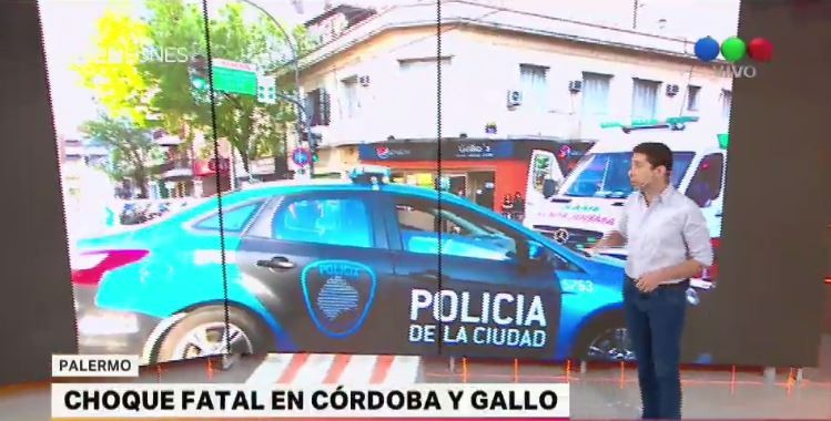 Murió un motociclista al chocar contra un auto en Recoleta | Actualidad