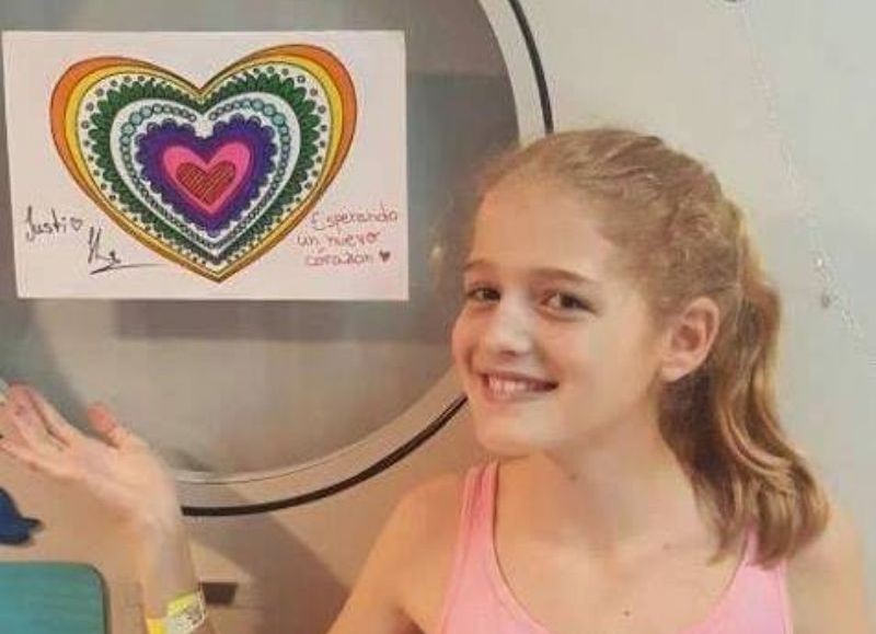 "Corazonazo" por Justina en el INCUCAI | Actualidad