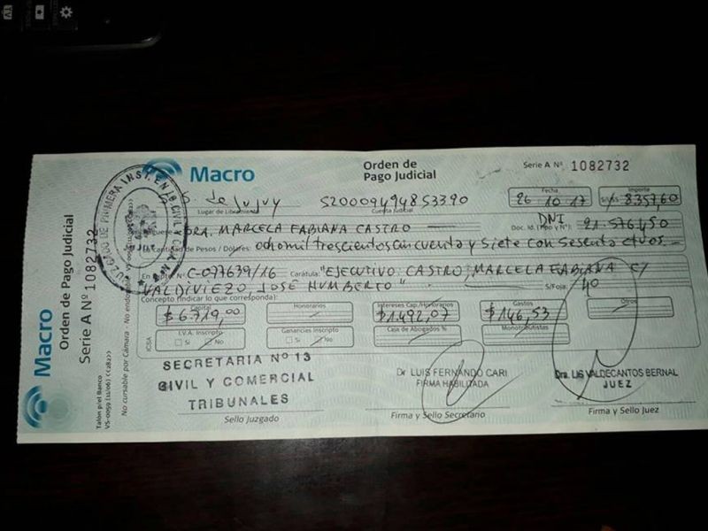 Un joven encontró un cheque y logró devolverlo por un posteo de Facebook | Redes