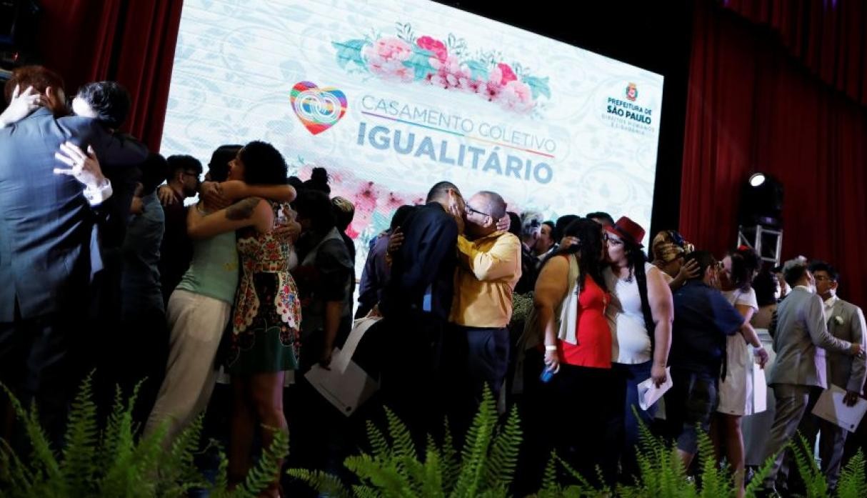 Celebraron el primer casamiento homosexual colectivo en San Pablo | Internacionales