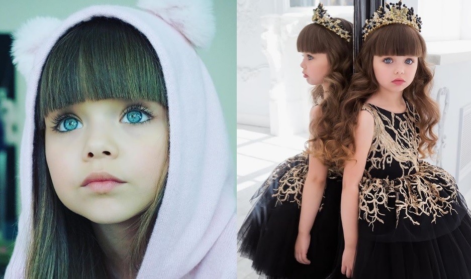 Polémica por una niña rusa de seis años, considerada la más linda del mundo | Redes