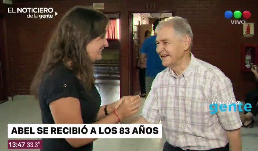#NuestraGente : se recibió de abogado a los 83 años | Noticiero de la gente
