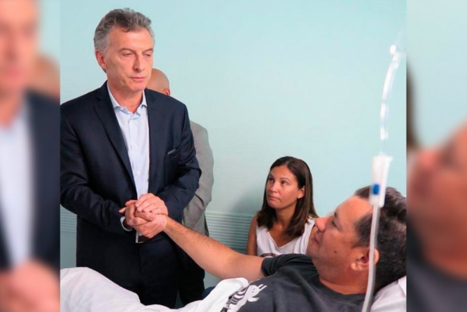 El desafortunado chiste de Macri a un policía herido en un ojo | Política