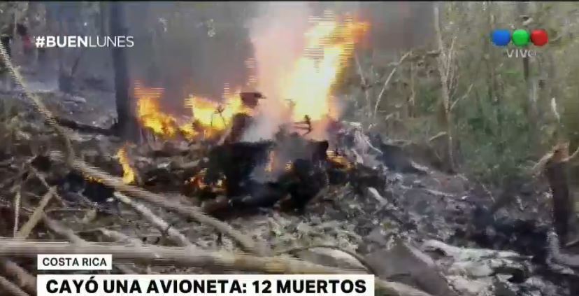 Cayó una avioneta en Costa Rica: 12 muertos | Internacionales
