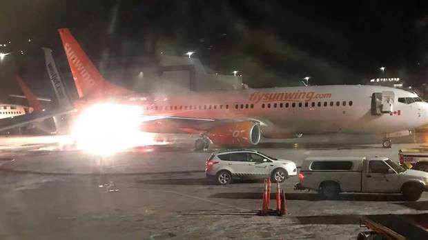 Video: chocaron dos aviones y hubo pánico en un aeropuerto de Canadá | Internacionales