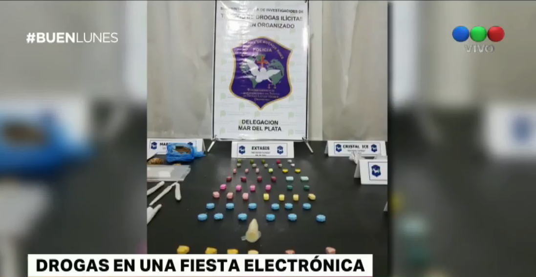 Secuestraron drogas en una fiesta electrónica en Mar del Plata: hay dos detenidos | Actualidad