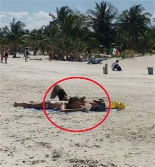 Google map: la verdadera historia detrás de la "mujer de dos cabezas" de la playa mexicana | Redes