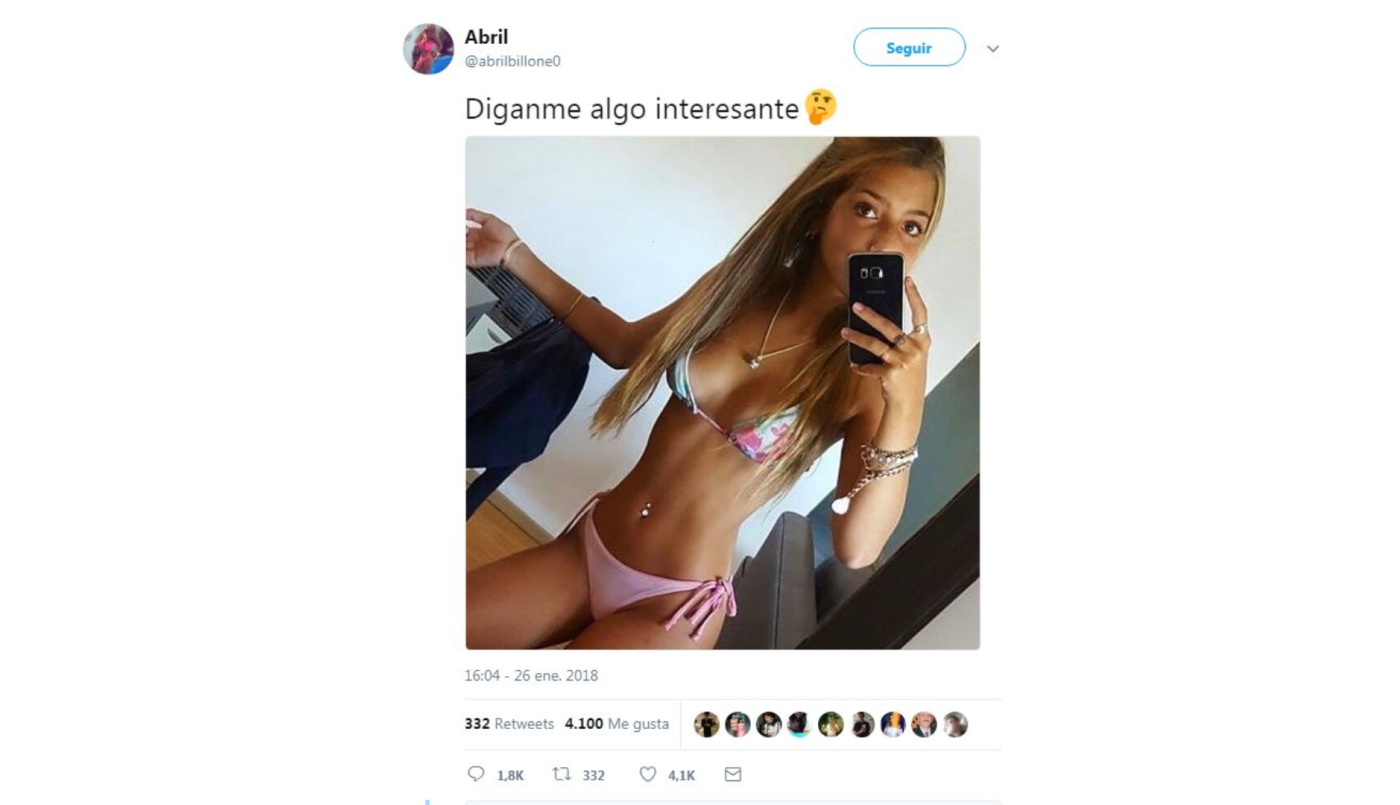Una chica publicó una foto en Twitter, pidió que le escriban "algo interesante" y lo que pasó fue INCREÍBLE | Redes