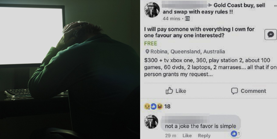 Ofreció todas sus pertenencias a quien lo mate, pero los usuarios de Facebook le salvaron la vida | Redes