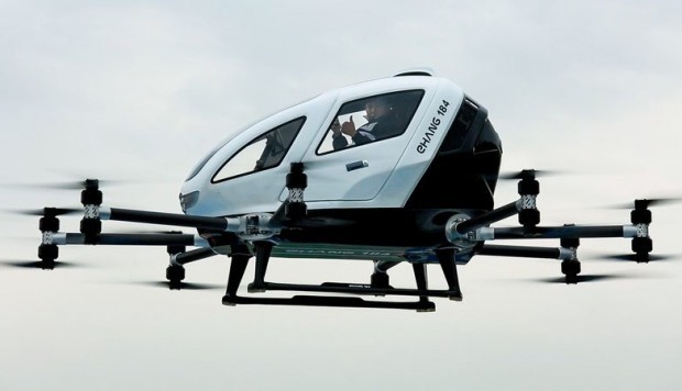 Video: prueban un taxi drone autónomo | Tecno