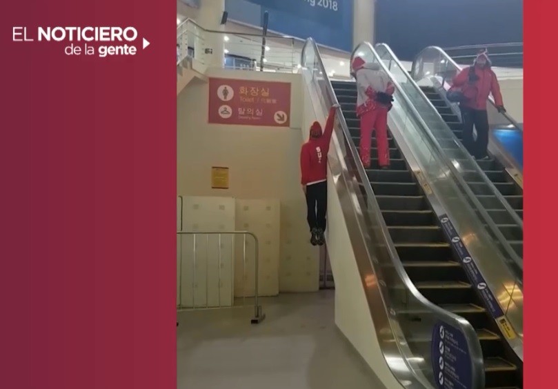 Una forma diferente de subir la escalera mecánica y más videos virales | Redes