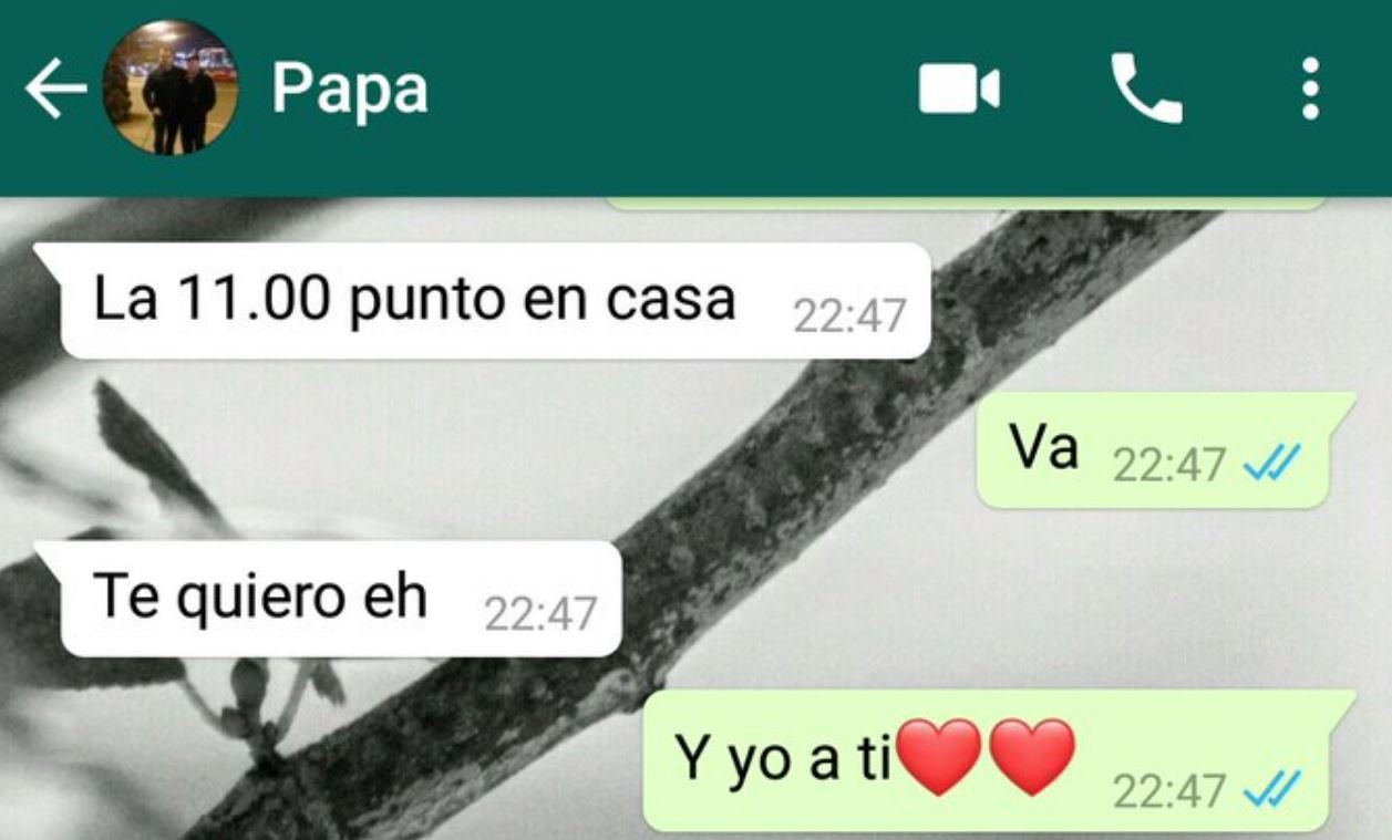 La divertida conversación de WhatsApp entre una chica y su papá que le dice que "la quiere" | Redes
