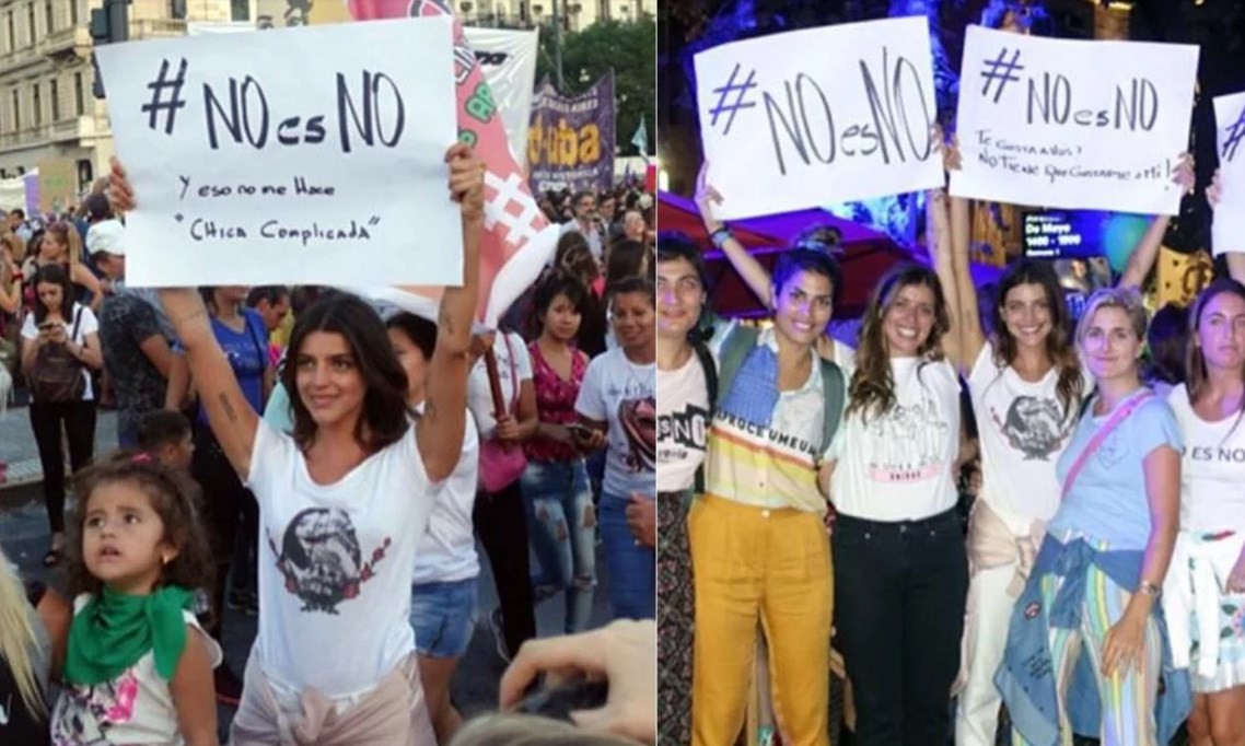 Qué decía el cartel que Calu Rivero llevó a la marcha del #8M | Actualidad