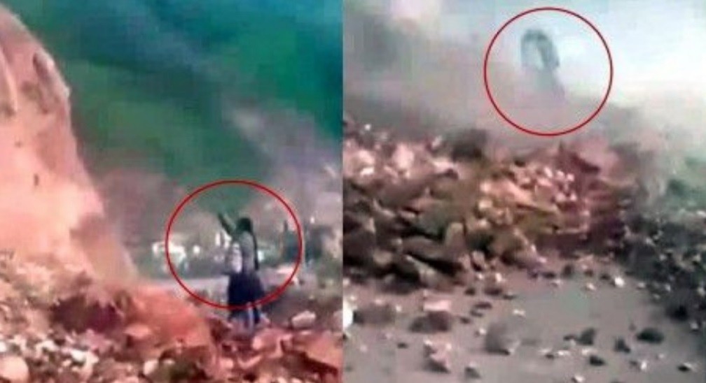 Video: Borracha, se quedó mirando un alud y murió aplastada | Internacionales