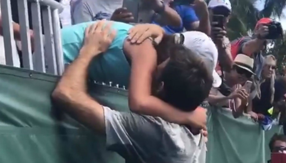 El enorme gesto de Juan Martín del Potro con su pequeña fan | Deportes