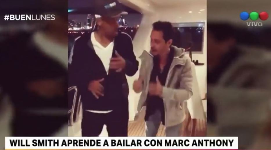 Will Smith aprende a bailar con Marc Anthony | Espectáculos