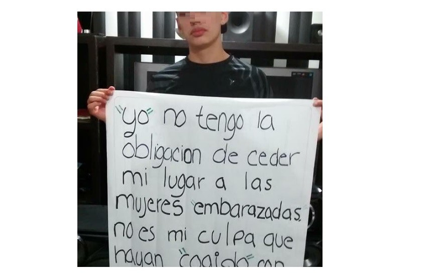 Respuesta viral al joven que no quiere ceder el asiento a las embarazadas | Redes