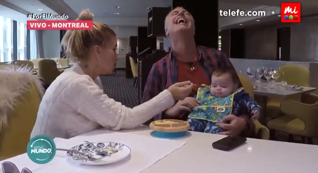 Ternura total: la primera comida de Felipe junto a su mamá, Florencia Peña, y Marley | Espectáculos