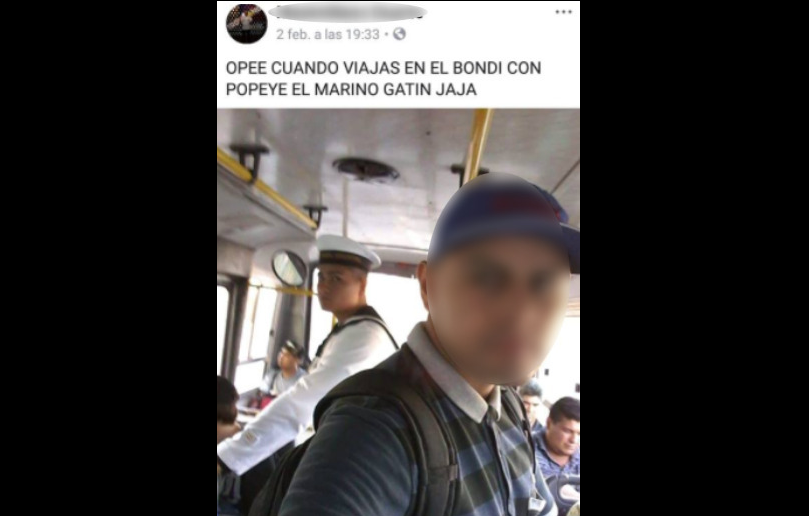 Se burló del uniforme de un integrante de la Armada Argentina y recibió una dura respuesta | Redes