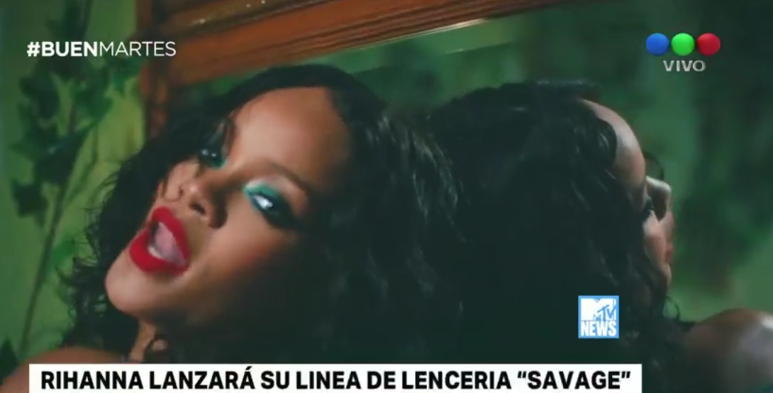 Rihanna posó para promocionar su línea de lencería "Savage" | MTV News