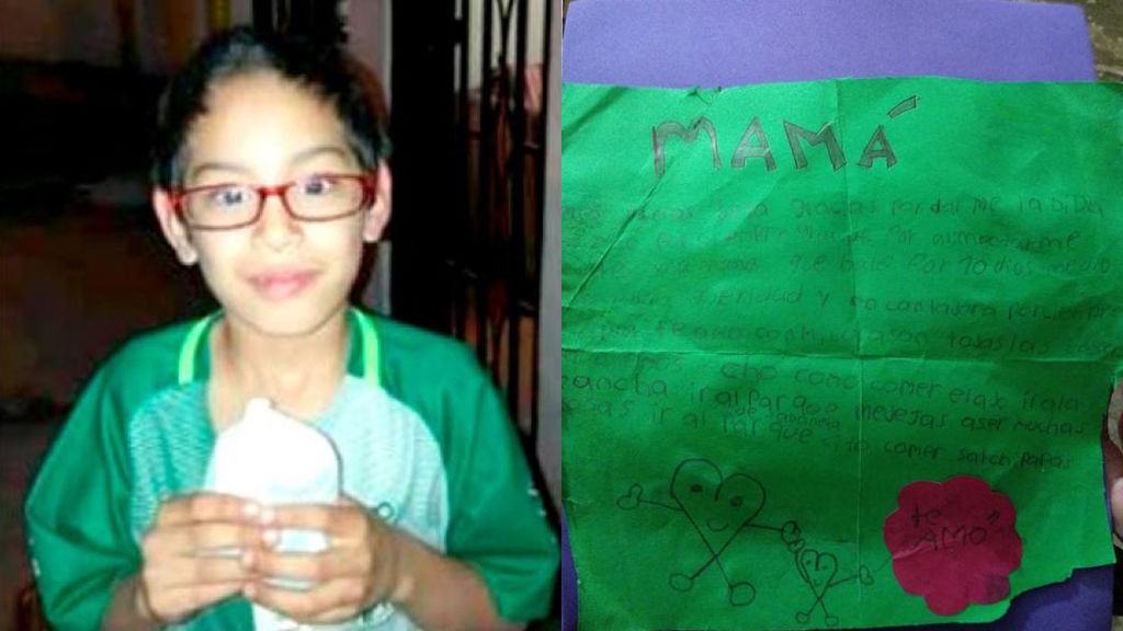 La triste historia del nene que murió atropellado antes de entregarle una carta a su madre | Internacionales