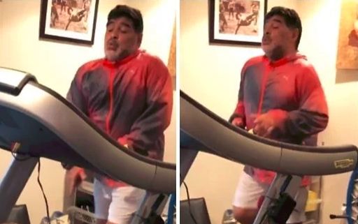 Copadísimo: Maradona baila reggaetón mientras entrena en Dubai | Redes