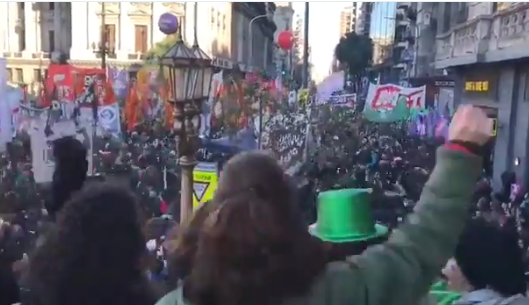 Aborto: el grito afuera del Congreso, en el momento en que se conoció el resultado de la votación | Actualidad