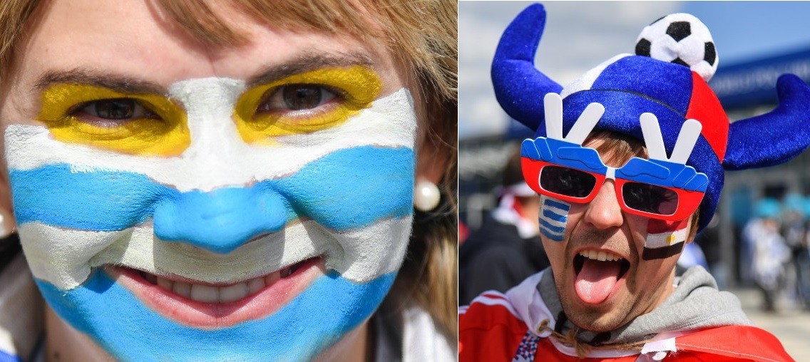 Uruguay quiere ganar el duelo en las tribunas | Rusia 2018