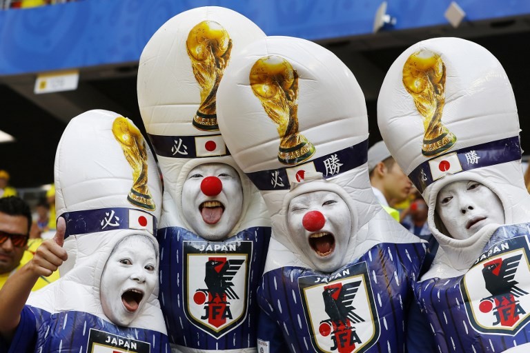 Gran triunfo de Colombia y Japón en las tribunas | Rusia 2018