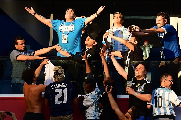 El meme de Maradona como en el Titanic | Rusia 2018