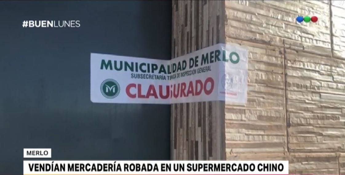 Clausuran supermercado chino que vendía mercadería robada | Actualidad