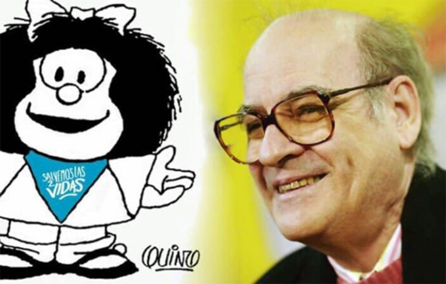 Quino pidió que le saquen el pañuelo celeste a Mafalda: "No refleja mi posición" | Actualidad