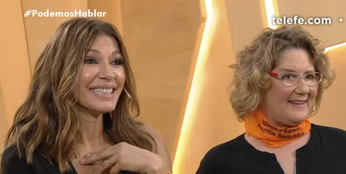 Qué significa el pañuelo naranja que usaron Catherine Fulop y Verónica Llinás | Espectáculos
