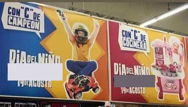 Día del Niño: un supermercado debió retirar una publicidad de juguetes por ser sexista | Actualidad