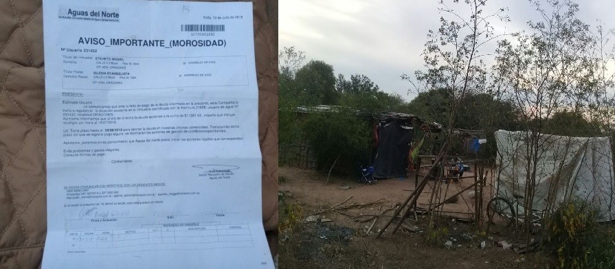 Aborígenes denuncian que recibieron facturas por el servicio de agua que no tienen | Actualidad
