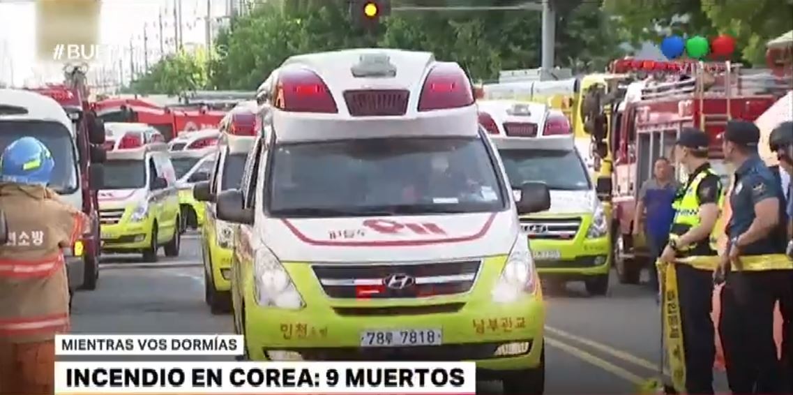 Al menos nueve muertos en incendio en una fábrica de electrónica en Corea del Sur | Internacionales