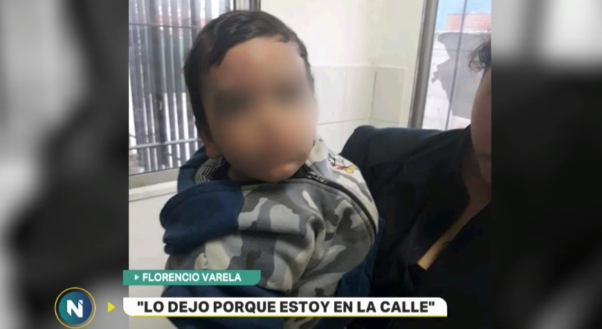 Encontraron a la mujer que abandonó a su bebé de un año con la nota "estoy en la calle" | Actualidad