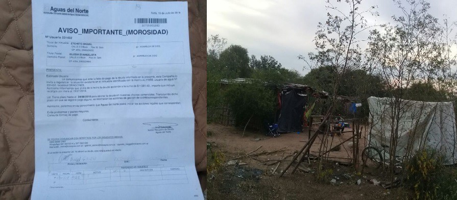Aborígenes denuncian que recibieron facturas por el servicio de agua que no tienen | Actualidad