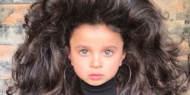 La nena de 5 años que es furor en Instagram por su super melena | Redes