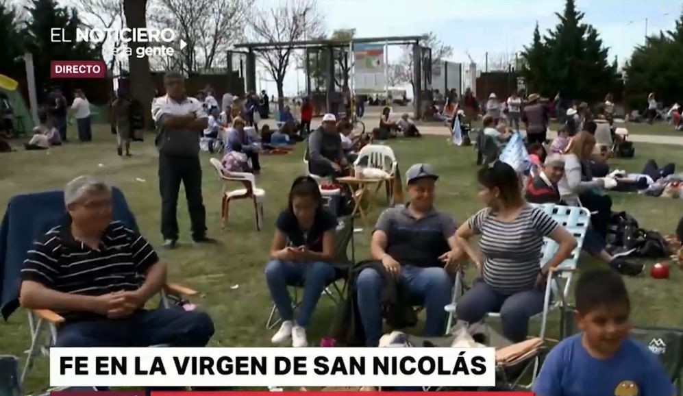 En medio de paro, los peregrinos llegan a San Nicolás | Actualidad