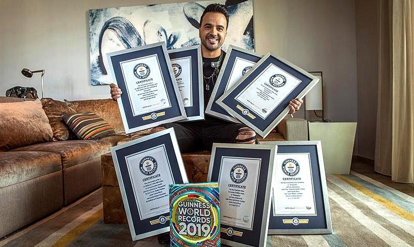 Luis Fonsi rompió 7 récords Guinness con su canción Despacito | Espectáculos